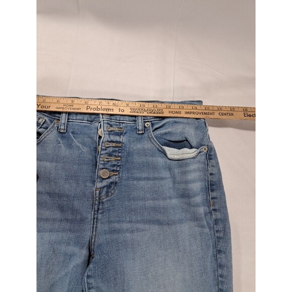 Lucky Brand 8/29 Bridgette High Rise Skinny Ankle Jeans Button Fly Distressed - Picture 3 of 8